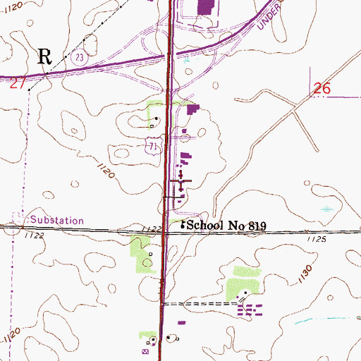 Topographic Map of Willmar Assembly of God School, MN