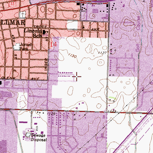 Topographic Map of Gesch Park, MN