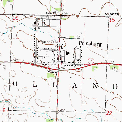 Topographic Map of Christian Reformed Church, MN