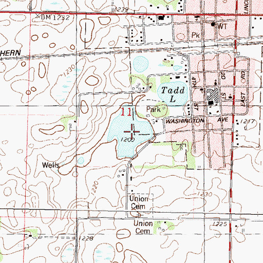 Topographic Map of Upper Lake, MN