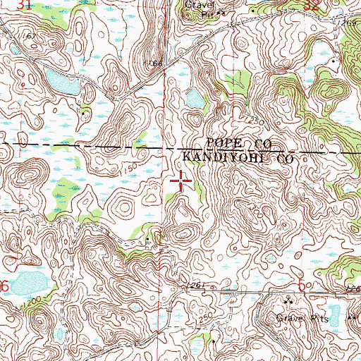 Topographic Map of Stockholm Family Cemetery, MN