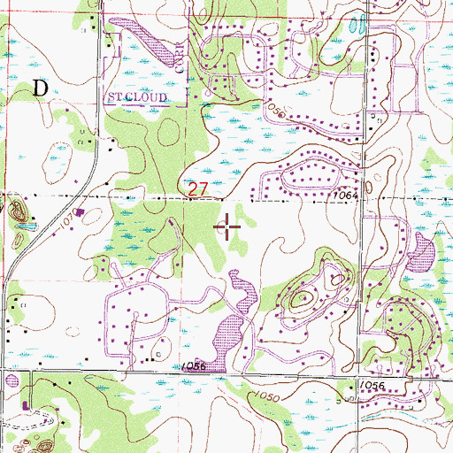 Topographic Map of Holy Spirit Church, MN