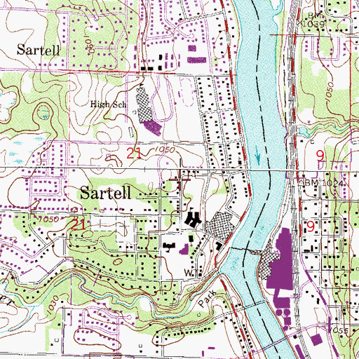 Topographic Map of Yo's Clinic, MN