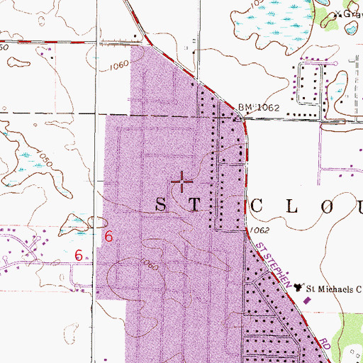 Topographic Map of Southview Ninety Park, MN