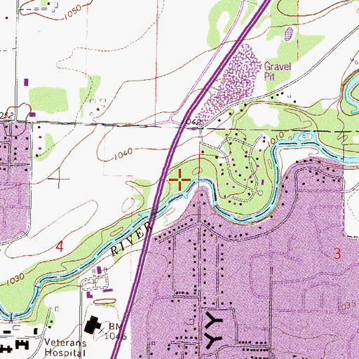 Topographic Map of Felicity Park, MN