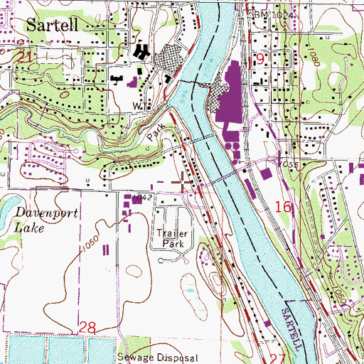 Topographic Map of Integracare Clinic, MN