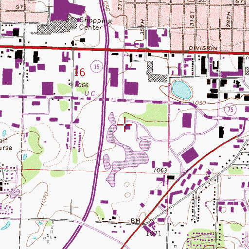 Topographic Map of Stearns County Heritage Center, MN