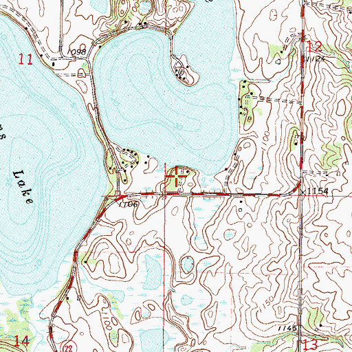 Topographic Map of Your Haven Campground, MN