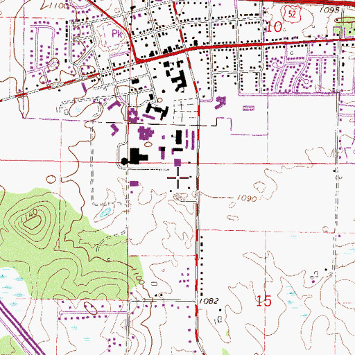 Topographic Map of Idzerda House, MN
