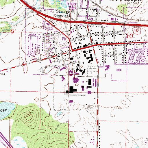 Topographic Map of Ardolf Science Center, MN
