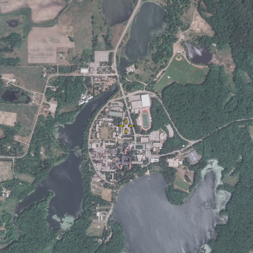 Aerial/Satellite Image of Saint Patrick Hall, MN