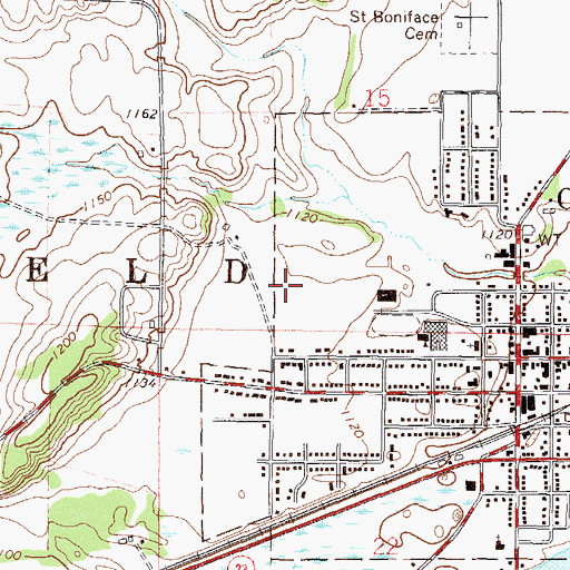 Topographic Map of Assumption Home, MN