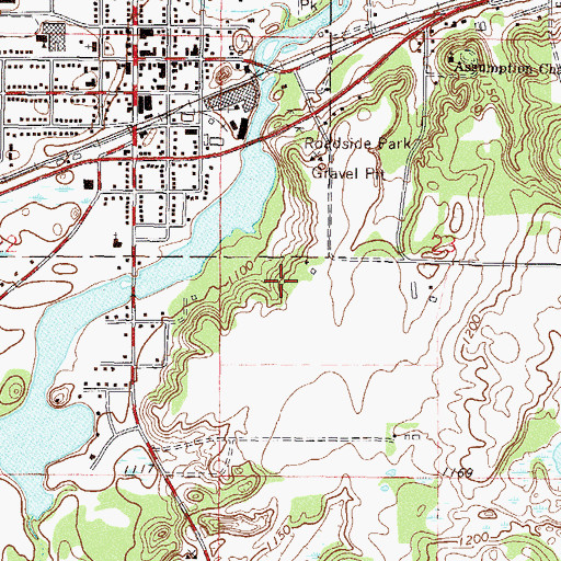 Topographic Map of City View Golf, MN
