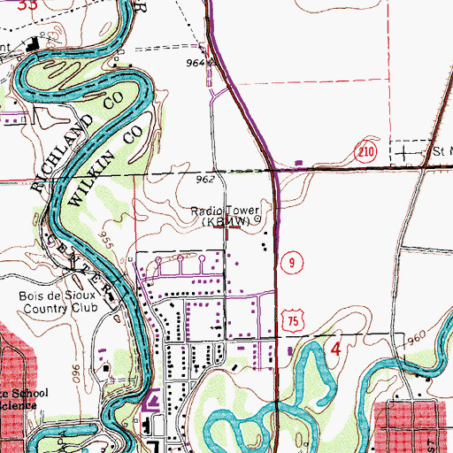 Topographic Map of Inspiration Lutheran Brethren Church, MN