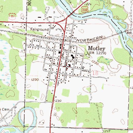 Topographic Map of Saint Michael's Catholic Church, MN