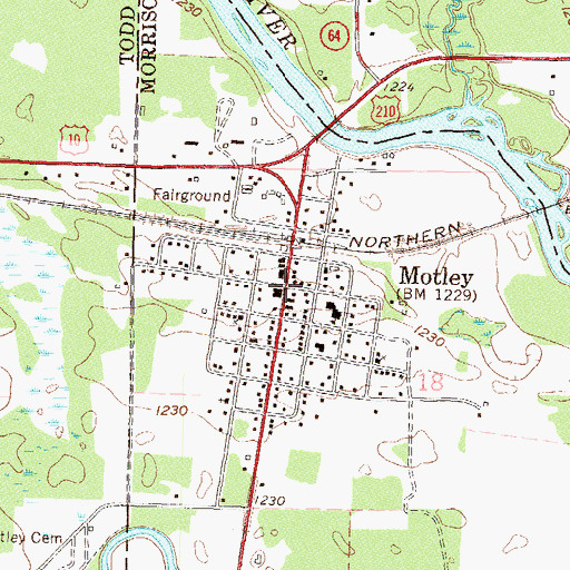 Topographic Map of Lakewood Clinic, MN