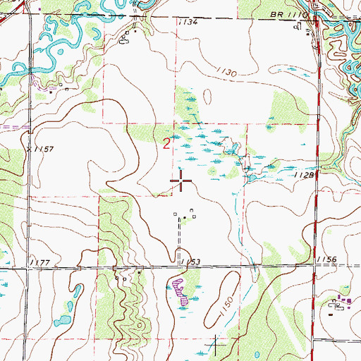 Topographic Map of Kay Burial Ground, MN