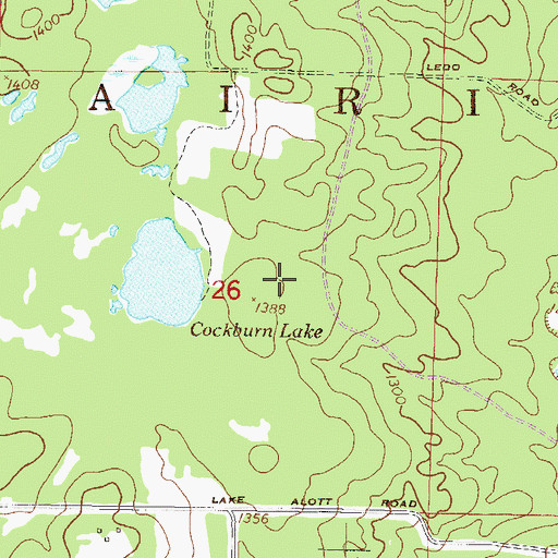 Topographic Map of Stroming Grave Site, MN