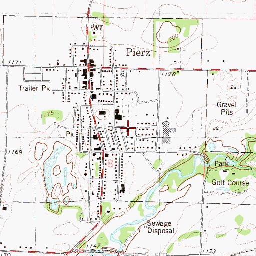 Topographic Map of Community Medical Center, MN