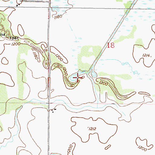 Topographic Map of Ripley Esker, MN