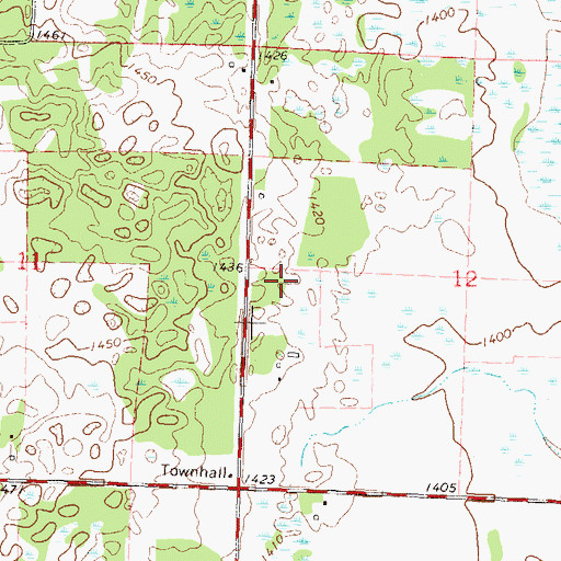 Topographic Map of Double Eagle Golf Club, MN