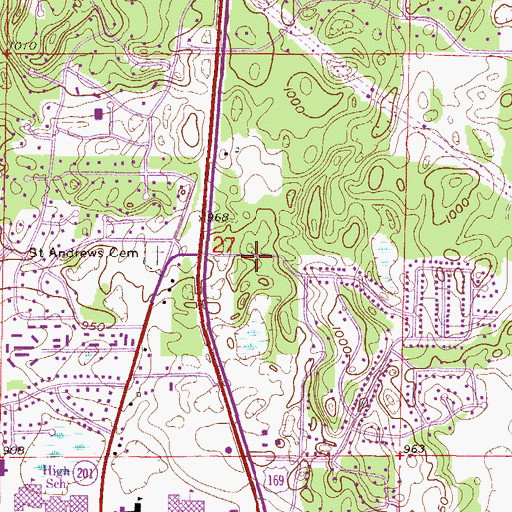 Topographic Map of Morgan Park Medical Clinic, MN