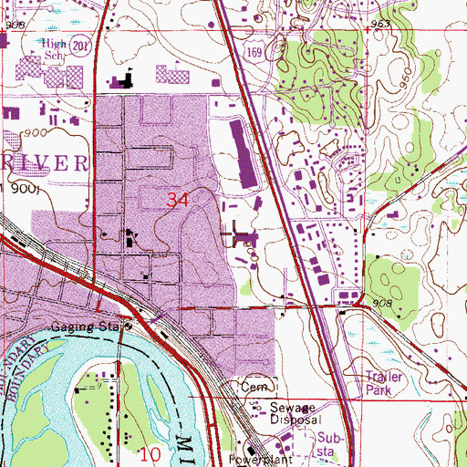 Topographic Map of Guardian Angels Care Center, MN