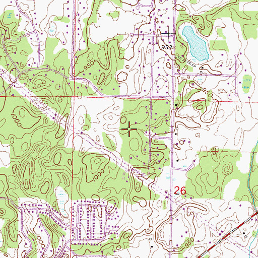 Topographic Map of Highland East Park, MN
