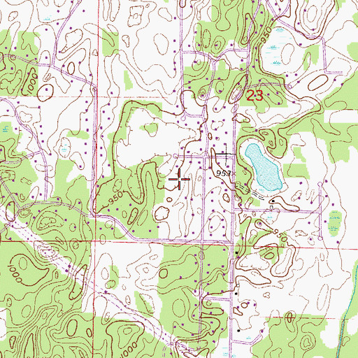Topographic Map of Sedge Meadow Park, MN