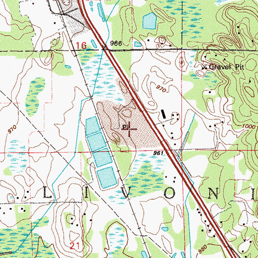 Topographic Map of Faith Community Lutheran Church, MN