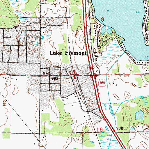 Topographic Map of Church of God Prophecy, MN