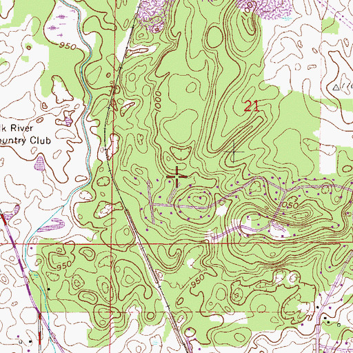 Topographic Map of Top of the World Park, MN