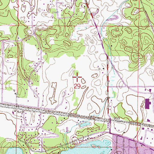 Topographic Map of Meadowvale Heights Park, MN