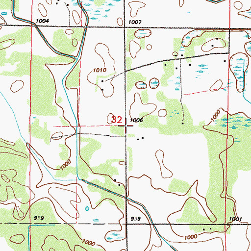 Topographic Map of Jubilee Christian School, MN