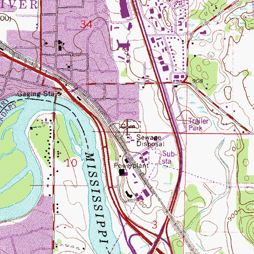 Topographic Map of Vernon Cemetery, MN