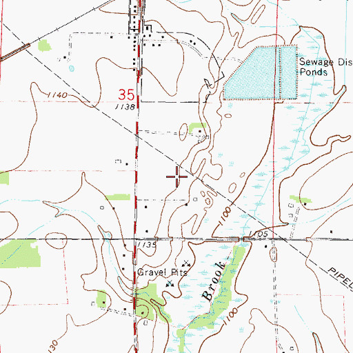 Topographic Map of First Presbyterian Church, MN