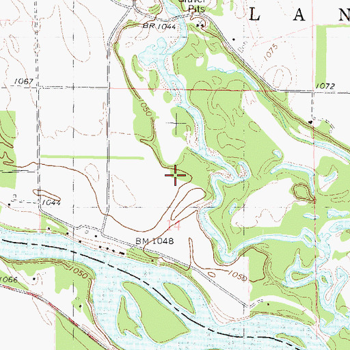 Topographic Map of Two Rivers Park Campground, MN