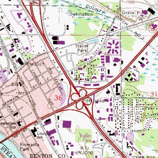 Topographic Map of Jehovah's Witnesses - South Congregation, MN