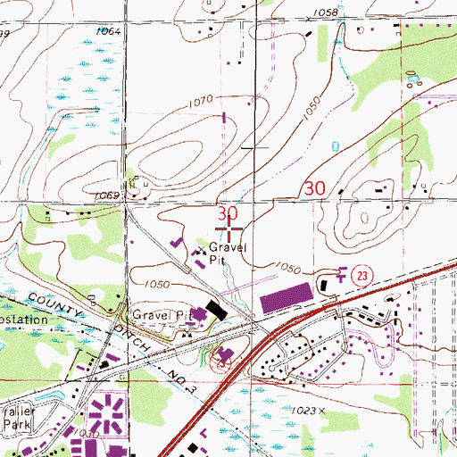 Topographic Map of Joy Christian Center, MN