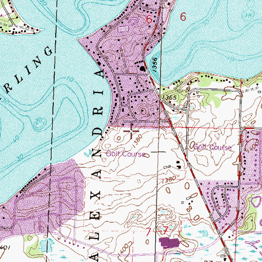 Topographic Map of Three Havens County Park, MN