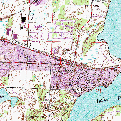 Topographic Map of Kensington Runestone Historical Marker, MN