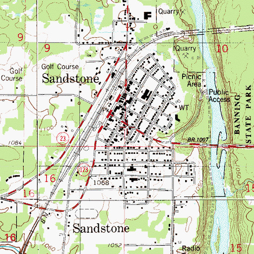 Topographic Map of United Church of Christ, MN