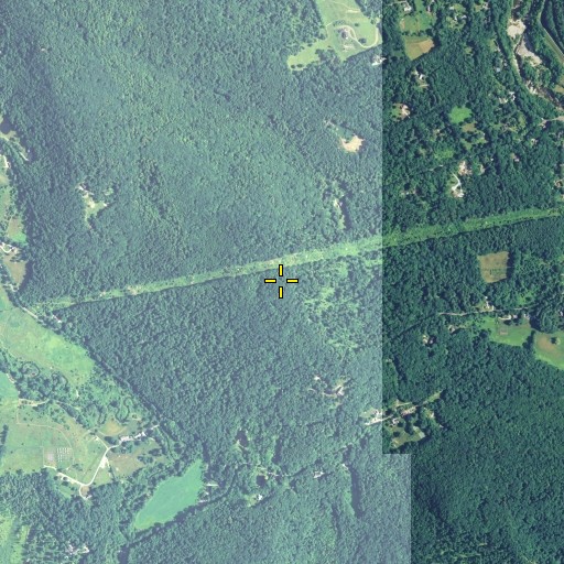 Aerial/Satellite Image of Falls Mountain, CT