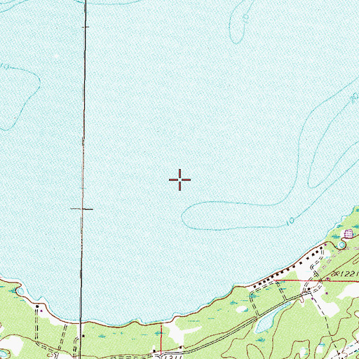 Topographic Map of Unorganized Territory of First Assessment, MN