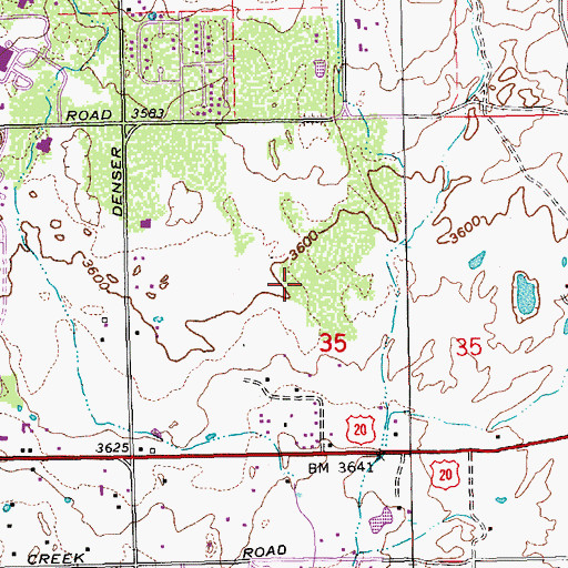 Topographic Map of Providence Park, OR