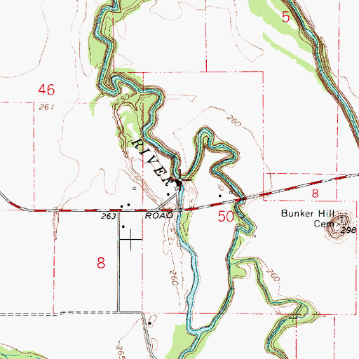 Topographic Map of Thompson's Mills State Park, OR
