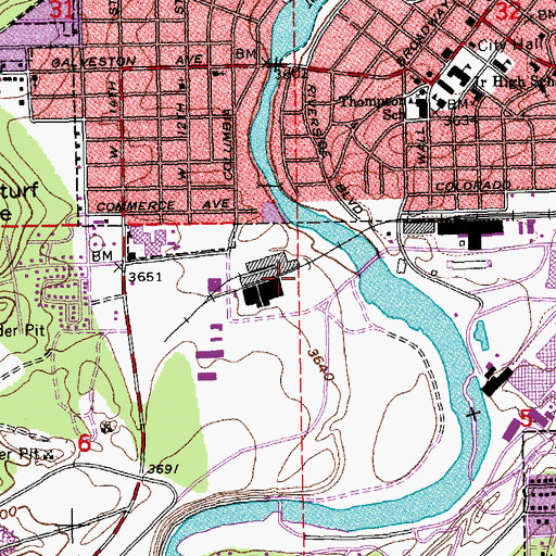 Topographic Map of Hixon Park Block, OR