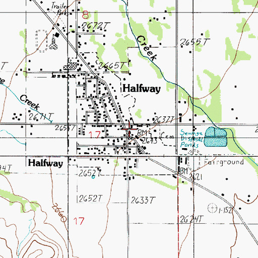 Topographic Map of Heritage Square, OR