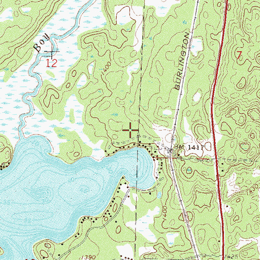 Topographic Map of Heartland Baptist Church, MN