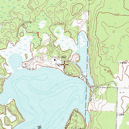 Topographic Map of Mascot Campgrounds, MN